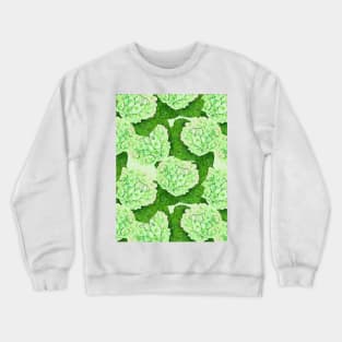 Hydrangea watercolor pattern Crewneck Sweatshirt